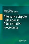 Cover of Alternative Dispute Resolution in Administrative Proceedings