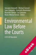 Cover of Environmental Law Before the Courts: A US-EU Narrative (eBook)