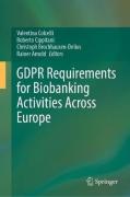 Cover of GDPR Requirements for Biobanking Activities Across Europe