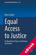 Cover of Equal Access to Justice: On the Duty to Pause, Cool Down, and Listen (eBook)