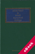 Cover of Muir Watt &#38; Moss: Agricultural Holdings (eBook)
