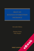 Cover of Riley on Business Interruption Insurance (eBook)