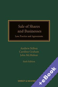 Cover of Sale of Shares and Businesses: Law, Practice and Agreements (Book &#38; eBook Pack)