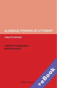 Cover of Aldridge: Powers of Attorney (Book &#38; eBook Pack)