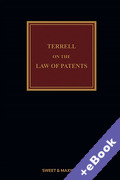 Cover of Terrell on the Law of Patents: 19th ed with 3rd Supplement (Book &#38; eBook Pack)