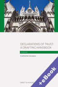 Cover of Declarations of Trust: A Drafting Handbook (Book &#38; eBook Pack)