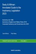 Cover of Sealy &#38; Milman: Annotated Guide to the Insolvency Legislation 2023 Volumes 1 &#38; 2 with Supplement