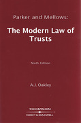 Cover of Parker & Mellows: The Modern Law of Trusts