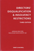 Cover of Directors' Disqualification and Insolvency Restrictions