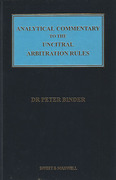 Cover of Analytical Commentary to the UNCITRAL Arbitration Rules