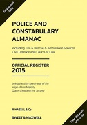 Cover of Police and Constabulary Almanac: Official Register 2015
