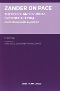Cover of Zander on PACE: The Police and Criminal Evidence Act 1984