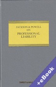 Cover of Jackson & Powell on Professional Liability 8th ed with 4th Supplement (Book & eBook Pack)