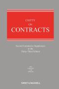 Cover of Chitty on Contracts 33rd ed: 2nd Supplement