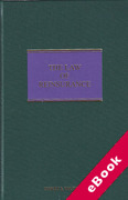 Cover of The Law of Reinsurance in England and Bermuda 5th ed with 1st Supplement (eBook)