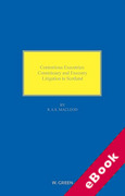 Cover of Contentious Executries: Commissary and Executry Litigation in Scotland (eBook)