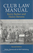 Cover of Club Law Manual